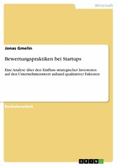 Bewertungspraktiken bei Startups