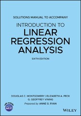 Solutions Manual to accompany Introduction to Linear Regression Analysis