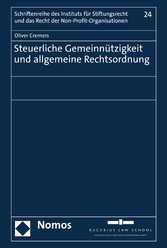 Steuerliche Gemeinnützigkeit und allgemeine Rechtsordnung