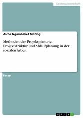 Methoden der Projektplanung, Projektstruktur und Ablaufplanung in der sozialen Arbeit