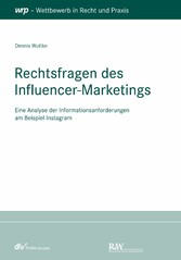 Rechtsfragen des Influencer-Marketings