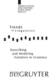 Describing and Modeling Variation in Grammar