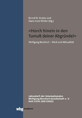 'Horch hinein in den Tumult deiner Abgründe.'