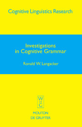 Investigations in Cognitive Grammar