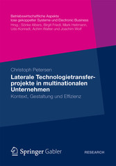 Laterale Technologietransferprojekte in multinationalen Unternehmen