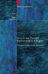 Speech and Thought Representation in English