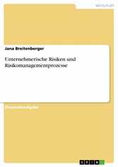 Unternehmerische Risiken und Risikomanagementprozesse