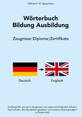 Wörterbuch Bildung Ausbildung