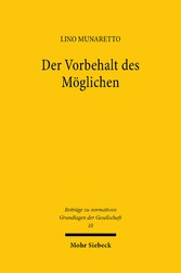 Der Vorbehalt des Möglichen