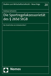 Die Sportregelakzessorietät des § 265d StGB