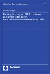 Die Verpflichtung der EU-Kommission zum Einschreiten gegen unternehmerische Wettbewerbsverstöße