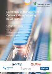 Excellence in Management of Contract Manufacturing Relationships