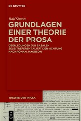 Grundlagen einer Theorie der Prosa