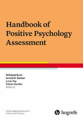 Handbook of Positive Psychology Assessment