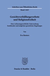 Gesichtsverhüllungsverbote und Religionsfreiheit.