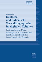 Deutsche und italienische Verwaltungssprache im digitalen Zeitalter