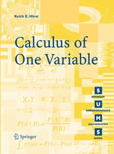 Calculus of One Variable