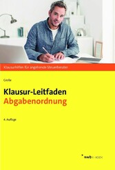 Klausur-Leitfaden Abgabenordnung