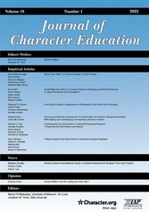 Journal of Character Education