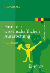 Form der wissenschaftlichen Ausarbeitung