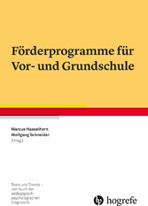 Förderprogramme für Vor- und Grundschule