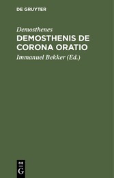 Demosthenis De corona Oratio