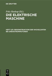 Rekonstruktion der Wickeldaten bei Drehstrommotoren