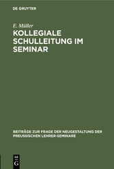 Kollegiale Schulleitung im Seminar