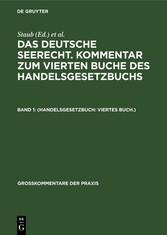 (Handelsgesetzbuch: Viertes Buch.)