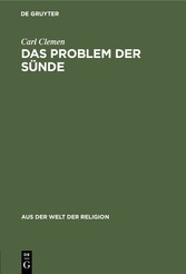 Das Problem der Sünde