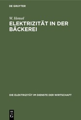 Elektrizität in der Bäckerei