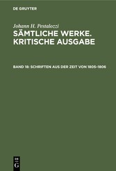 Schriften aus der Zeit von 1805-1806