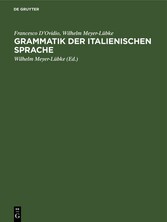 Grammatik der italienischen Sprache