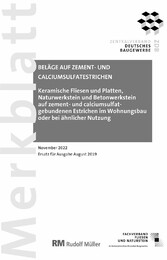 Merkblatt Beläge auf Zement- und Calciumsulfatestrichen (PDF) 2022-11