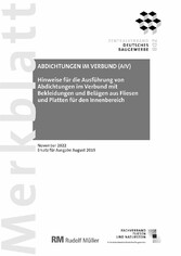 Merkblatt Abdichtungen im Verbund (PDF) 2022-11