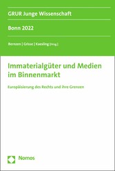 Immaterialgüter und Medien im Binnenmarkt