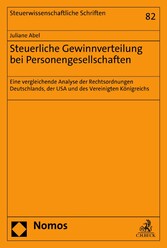 Steuerliche Gewinnverteilung bei Personengesellschaften