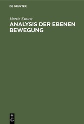 Analysis der Ebenen Bewegung