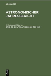 Die Literatur des Jahres 1965