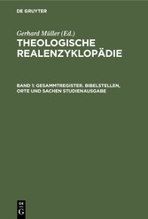 Gesammtregister. Bibelstellen, Orte und Sachen Studienausgabe