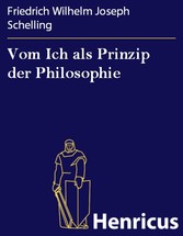 Vom Ich als Prinzip der Philosophie