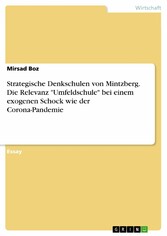 Strategische Denkschulen von Mintzberg. Die Relevanz 'Umfeldschule' bei einem exogenen Schock wie der Corona-Pandemie