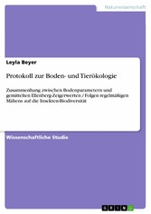 Protokoll zur Boden- und Tierökologie