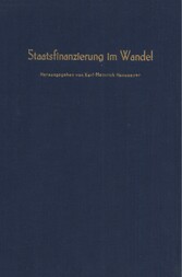 Staatsfinanzierung im Wandel.