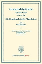 Die Gemeindebetriebe Mannheims.