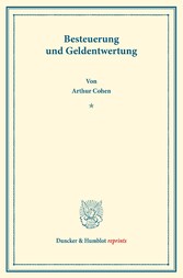 Besteuerung und Geldentwertung.