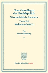 Neue Grundlagen der Handelspolitik.