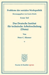 Das Deutsche Institut für technische Arbeitsschulung (Dinta).