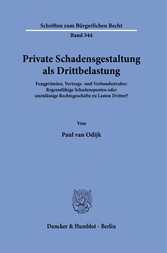 Private Schadensgestaltung als Drittbelastung.