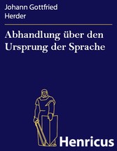 Abhandlung über den Ursprung der Sprache